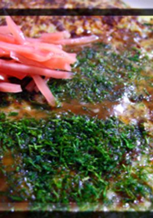 モヤシと韮・・・お好み焼き♪-レシピのメイン写真