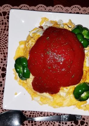ありあわせの野菜でタンポポオムライス-レシピのメイン写真