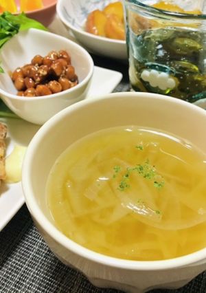 ♩温まる柔らかい玉ねぎのスープ♩-レシピのメイン写真