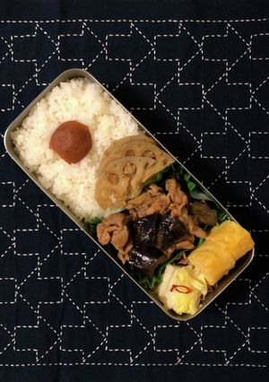 スタミナ弁当〜なすと豚肉のピリ辛炒め-レシピのメイン写真