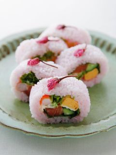桜色の巻き寿司-レシピのメイン写真