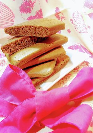 サクッとしっとり濃厚♡チョコホットケーキ-レシピのメイン写真