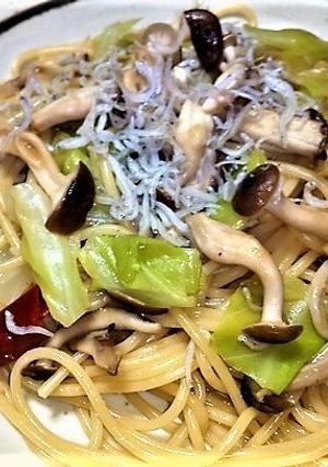 春キャベツとジャコのパスタ-レシピのメイン写真