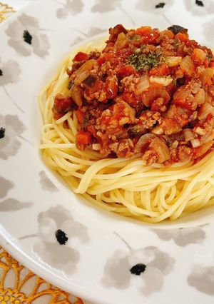トマト缶で♡超簡単具沢山ミートソース♡-レシピのメイン写真