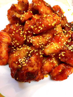 鶏ムネ肉でヤンニョムチキン-レシピのメイン写真