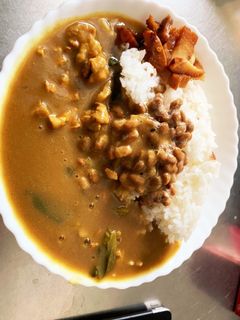ほうれん草カレーライス-レシピのメイン写真