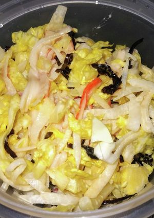 キャベツ大根カニかま塩昆布マヨ和え-レシピのメイン写真