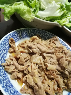 手早く手抜き、焼き肉のたれ豚肉レタス巻き-レシピのメイン写真