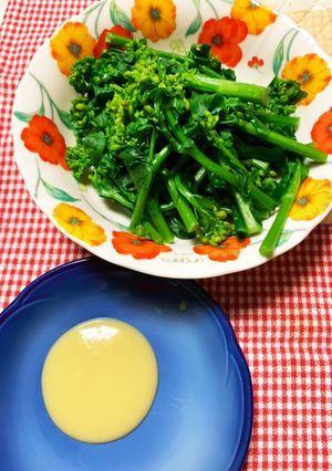 菜の花 辛子酢味噌-レシピのメイン写真