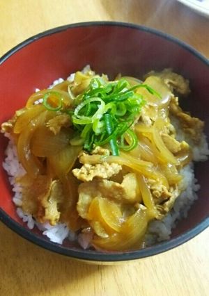 いつものカレー丼-レシピのメイン写真