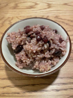 圧力鍋で炊く黒豆&小豆入り玄米-レシピのメイン写真