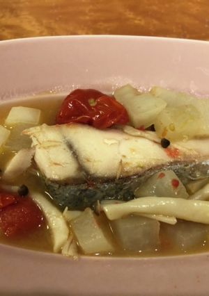 白身魚の簡単アクアパッツァ-レシピのメイン写真