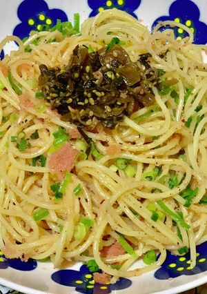高菜明太パスタ-レシピのメイン写真
