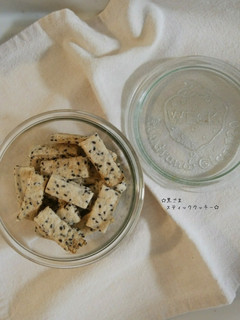 黒ごまスティッククッキー-レシピのメイン写真