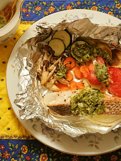 真鯛の洋風ホイル焼き⭐葱マヨソースがけ-レシピのメイン写真