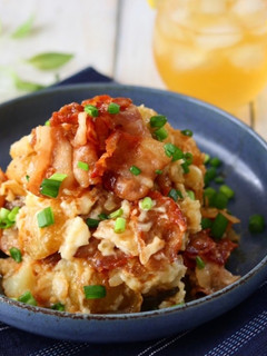 豚バラと新じゃがの生姜焼きポテサラ-レシピのメイン写真