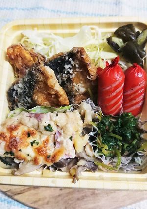 【夫婦弁当⑬】鯖の竜田揚げ-レシピのメイン写真