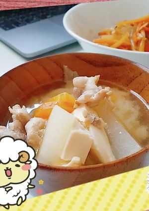 あり合わせでお手軽☆豚汁-レシピのメイン写真