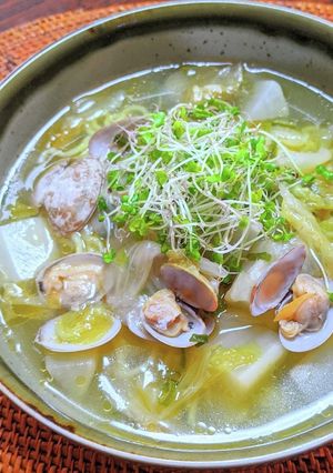 あさりと白菜・大根のラーメン-レシピのメイン写真