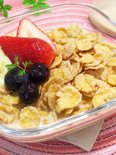 カフェオレでシリアル-レシピのメイン写真