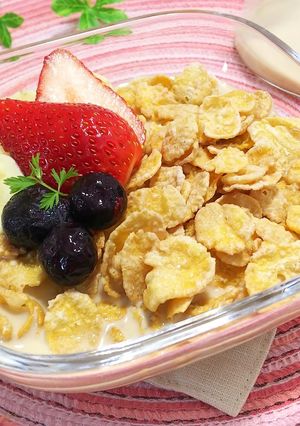 カフェオレでシリアル-レシピのメイン写真