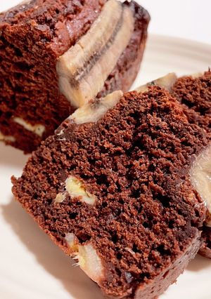 豆腐チョコバナナパウンドケーキ-レシピのメイン写真