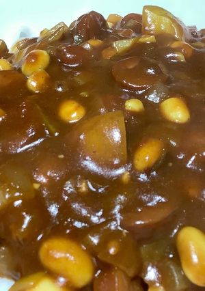 大豆とウインナーの具沢山カレー煮込み♪-レシピのメイン写真