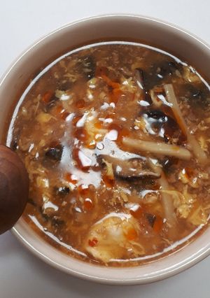 ピリ辛酸辣湯(サンラータン)-レシピのメイン写真
