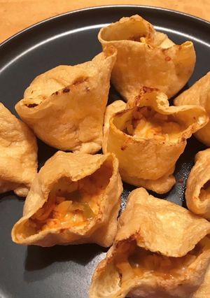 トースターで☆納豆チーズキムチお揚げ巾着-レシピのメイン写真