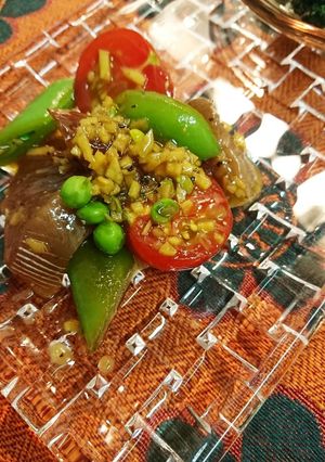 鰹とスナップえんどうトマトサラダ仕立て-レシピのメイン写真
