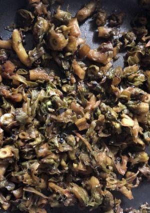 フキノトウの茎のポン酢煮-レシピのメイン写真