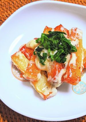 揚げかまぼこと大葉のえごまマヨ和え-レシピのメイン写真