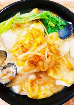 しじみの和風麻婆ラーメンネギ辛入り-レシピのメイン写真