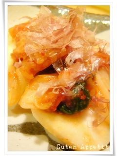 レンジでチンして☆里芋とキムチのおつまみ-レシピのメイン写真