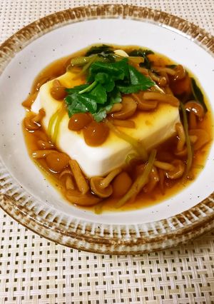 豆腐のあったかなめこ餡かけ-レシピのメイン写真