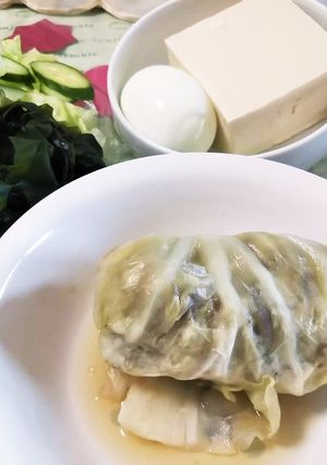 鶏肉とレンコンのロールキャベツ-レシピのメイン写真