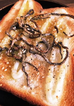 塩昆布トースト-レシピのメイン写真