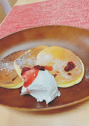 ふわふわパンケーキ　ホットケーキ-レシピのメイン写真