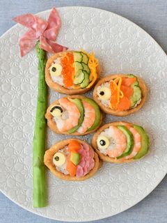 こいのぼりいなり JAにいがた南蒲-レシピのメイン写真