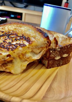 【最高の朝食】ツナマッシュチーズサンド-レシピのメイン写真