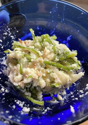 火を使わず!ダイエットおから 茎わかめ-レシピのメイン写真