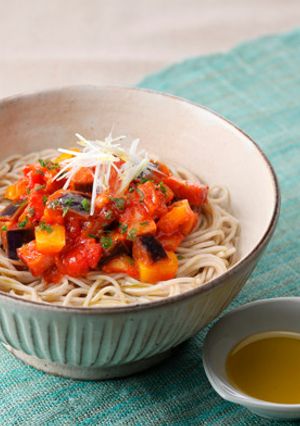 【卯月製麺】焼きトマトのまぜそば-レシピのメイン写真