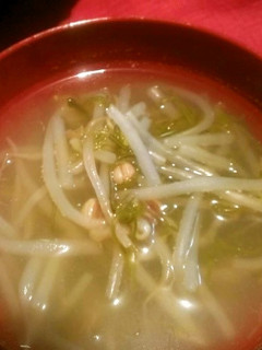 もやしとめかぶの中華スープ-レシピのメイン写真