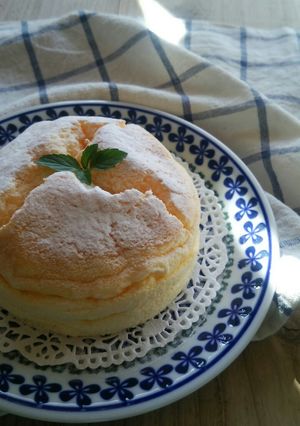 しゅわっ♡スフレチーズケーキ-レシピのメイン写真