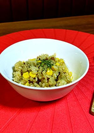 ボーンブロスのとうもろこしの炊き込みご飯-レシピのメイン写真