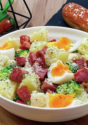 スモークハムとゴロゴロ野菜のポテトサラダ-レシピのメイン写真