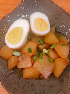 レンジ加熱で時短☆トロトロ大根と卵の煮物-レシピのメイン写真