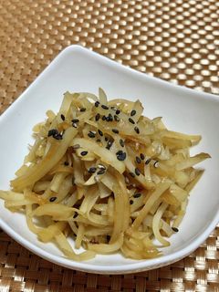 シャキシャキ!菊芋のきんぴら-レシピのメイン写真
