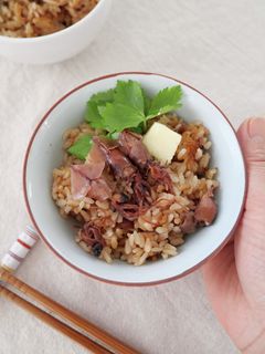 ほたるいかの炊き込みご飯-レシピのメイン写真