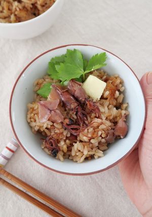 ほたるいかの炊き込みご飯-レシピのメイン写真